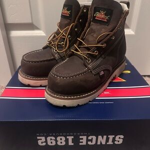 Thorogood Women's Lace Up Boots - Brown- worn 3 days